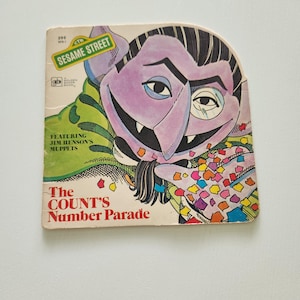 The Count&#39;s Number Parade by Norman Stiles { 1979 } Vintage Children&#39;s Book -- Sesame Street The Count Dracula Book -- Collectible Book