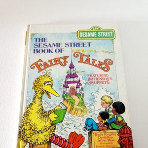 The Sesame Street Book Of Fairy Tales by Emily Kingsley -- 1975 Vintage Children&#39;s Book -- Jim Henson Muppets Books -- Picture Book