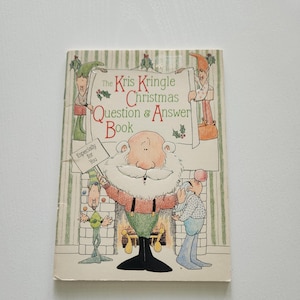 The Kris Kringle Christmas Question And Answer Book { 1980 } Vintage Hallmark Children&#39;s Books --  Christmas Santa Books -- Bedtime Story