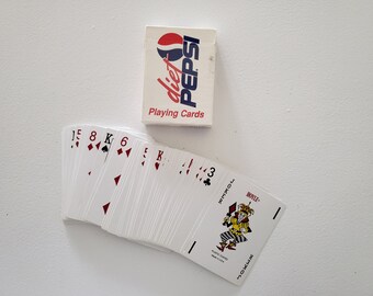 Set of 10 Vintage Pepsi Playing Cards