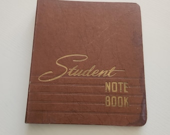Vintage Marquette Student Notebook – Unused Lined Paper, Teacher Gift