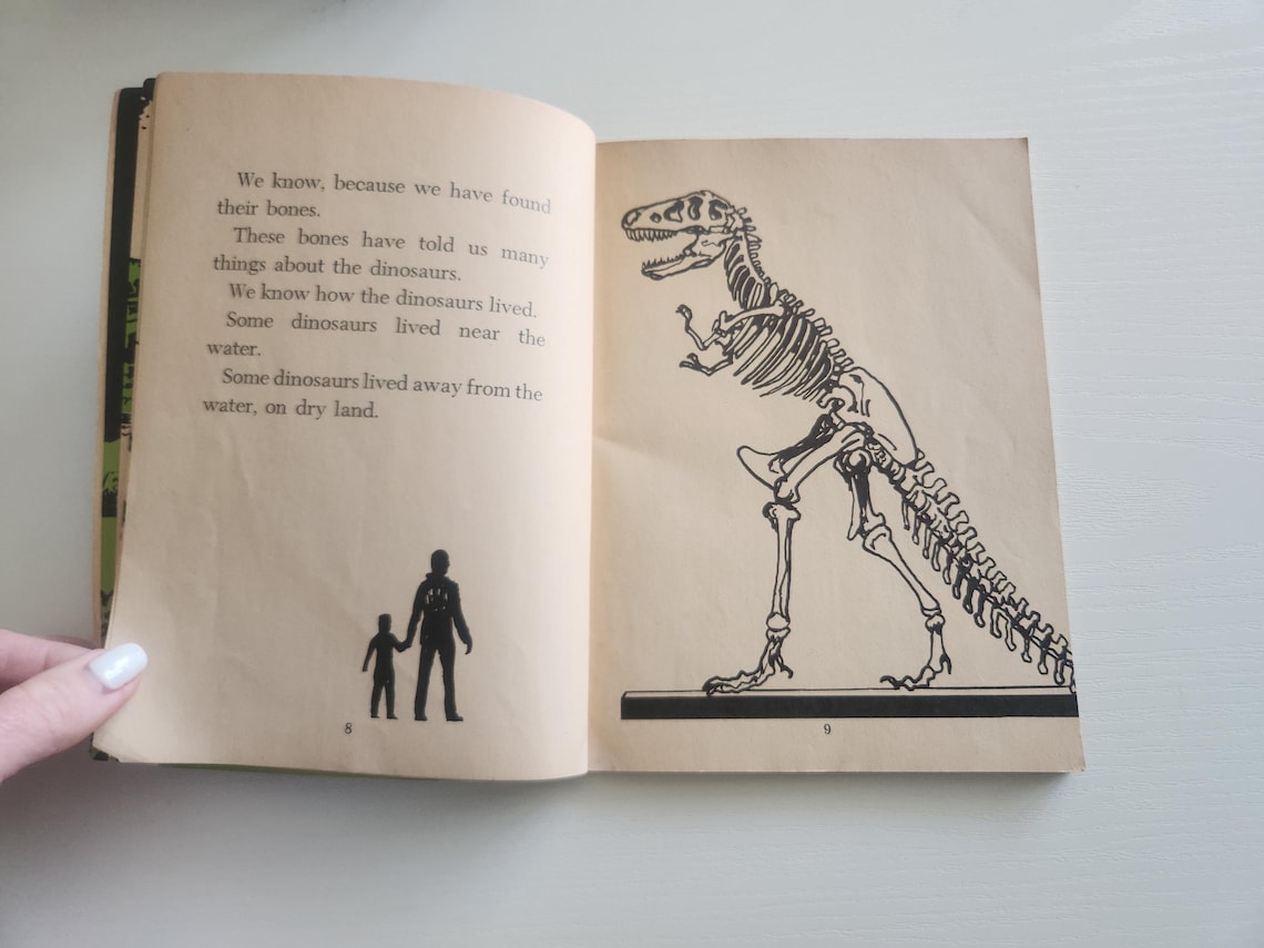 In the Time of the Dinosaurs by William Wise -- 1963 Vintage Children's ...