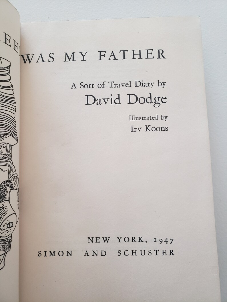 Vintage How Green Was My Father A Sort of Travel Diary by Etsy