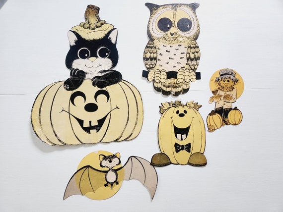 Vintage Halloween Die Cut Ghost set 3 pieces (TRE) Vintage Halloween Die Cut Ghost set 3 pieces (TRE)