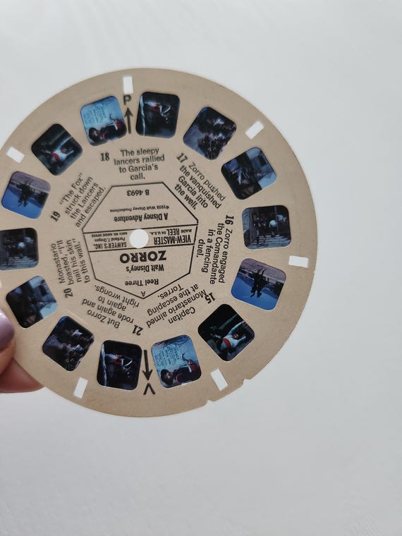 Vintage View-master Reels – Zorro Slides { 1958 } Nostalgia Toys