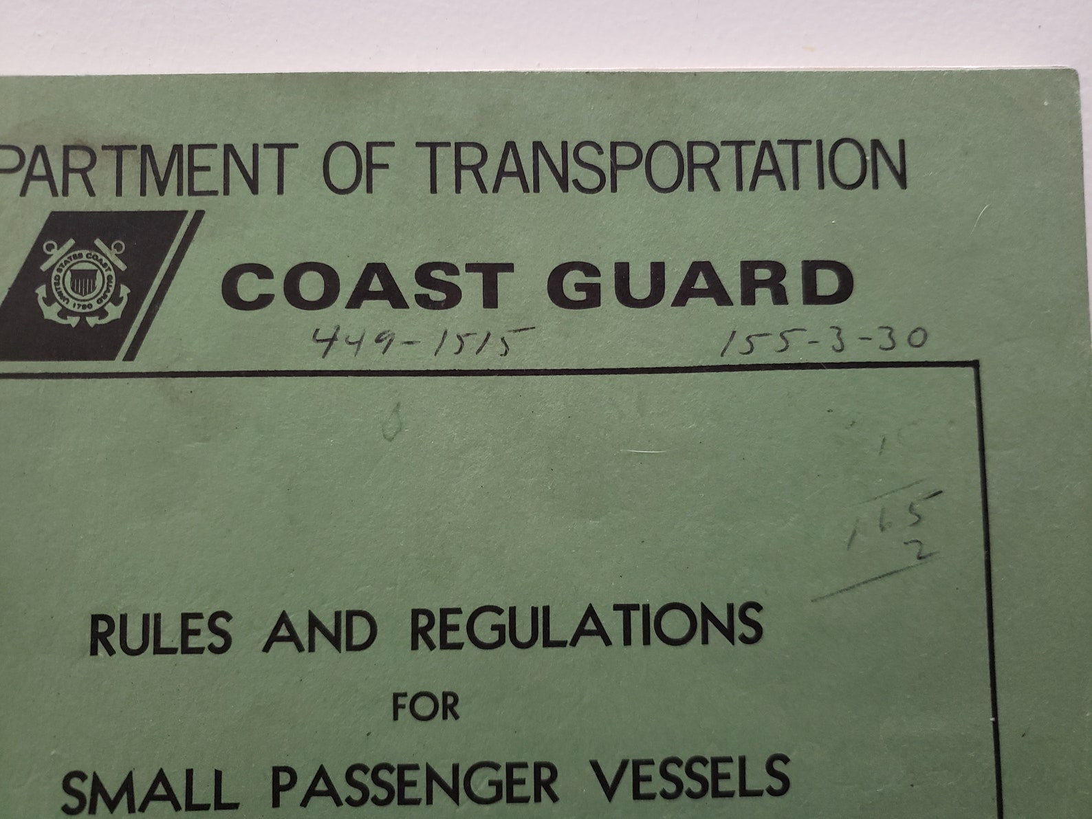 Department of Transportation Rules & Regulations For Small Etsy