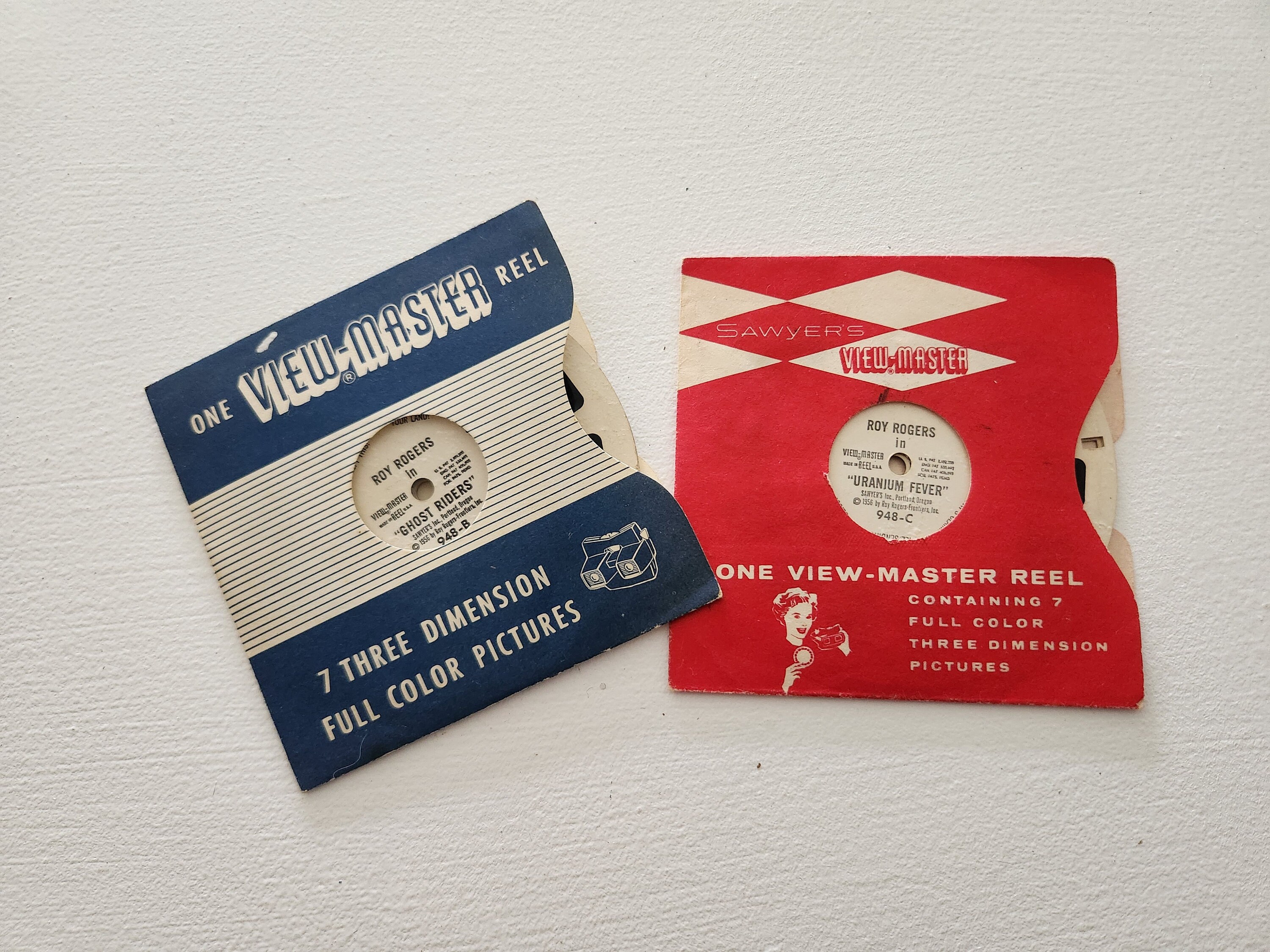 Carretes View-Master antiguos -- Diapositivas View-Master de Roy Rogers \, image size:3000x2250