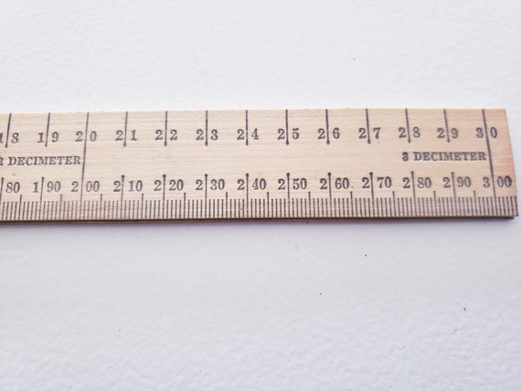 Westcott 18 inch ruler vintage used double-sided dual metal edged  Collectible