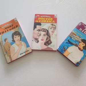Vintage Harlequin Romance Novels { 1970s } Set Of 3 Vintage Romance Smut Paperback Books -- Young Love Stories -- Retro Paperback Collection