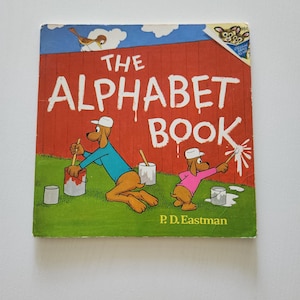 The Alphabet Book { 1974 } Vintage Children&#39;s Learning Book -- Learning Your ABC&#39;s Stories -- Picture Book  -- Juvenile Literature