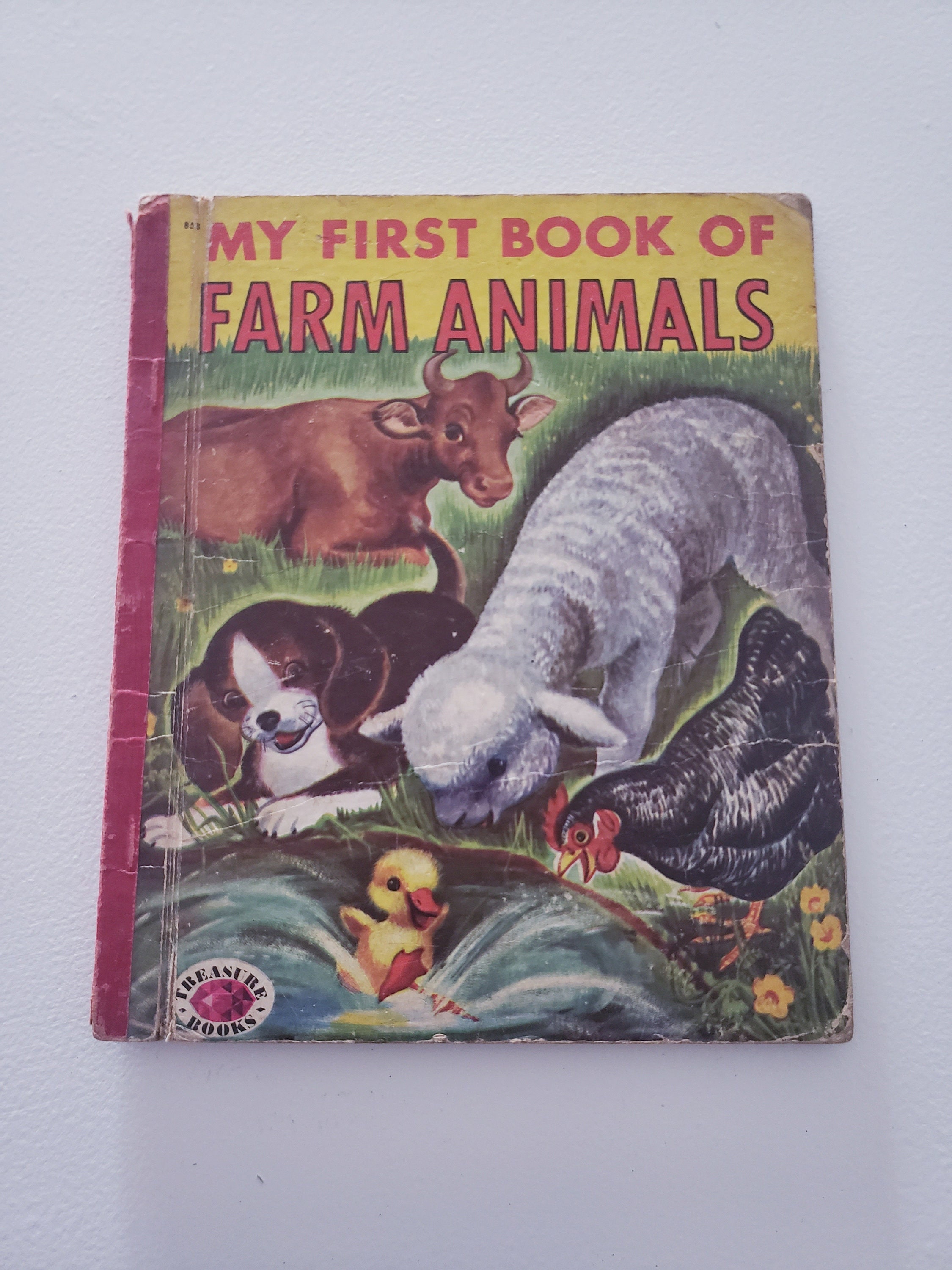 Buy Vintage My First Book of Farm Animals by Attette Edwards. Online in  India - Etsy