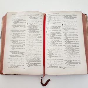Vintage Holy Bible Revised Standard Version Old & New Testaments -- Catholic Prayer Book -- Old Bible Pages -- Religious Books