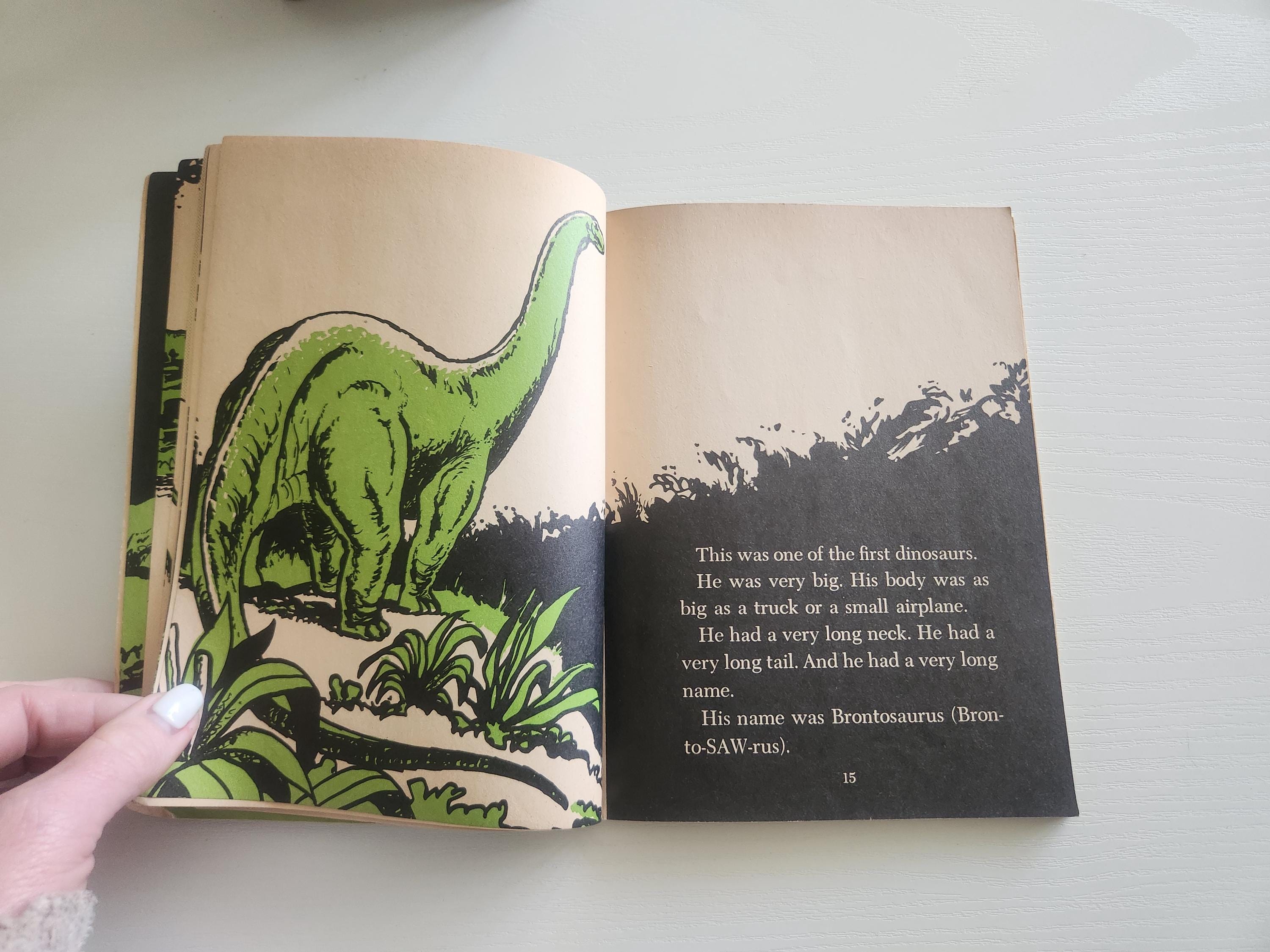 In the Time of the Dinosaurs by William Wise -- 1963 Vintage Children's ...