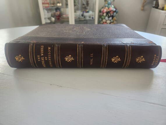 The Poetical Works of Longfellow Volume II Illustrated Poetry Book