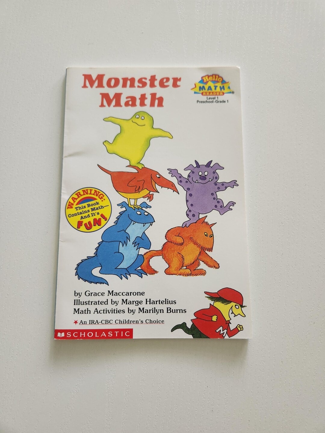 Vintage Monster Math Book – 1995 Children's Counting Activity - Etsy