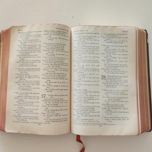 Vintage Holy Bible Revised Standard Version Old & New Testaments -- Religious Prayer Book -- Old Bible Pages -- Religious Books