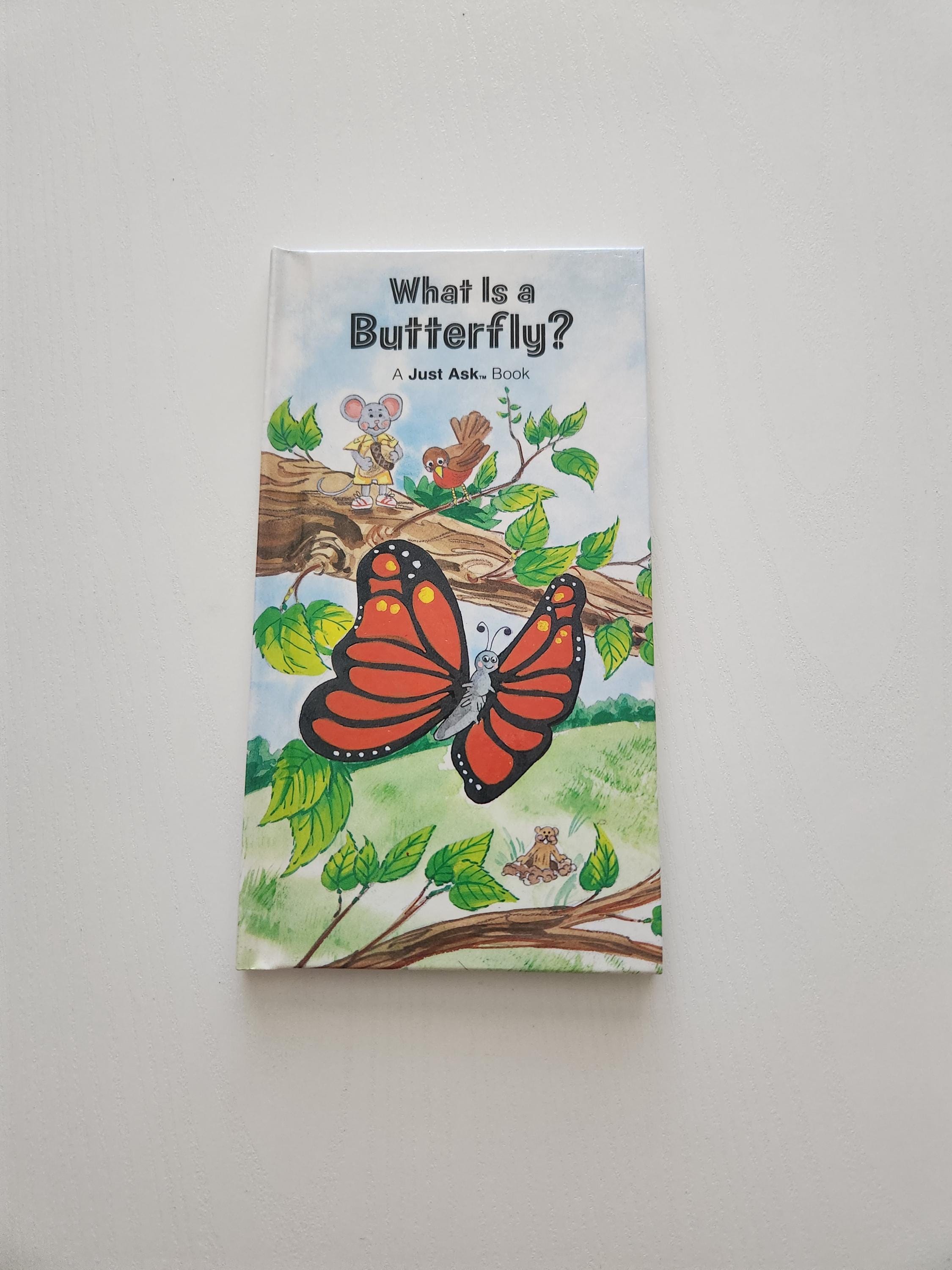 Vintage Illustrated Butterfly Book - Etsy