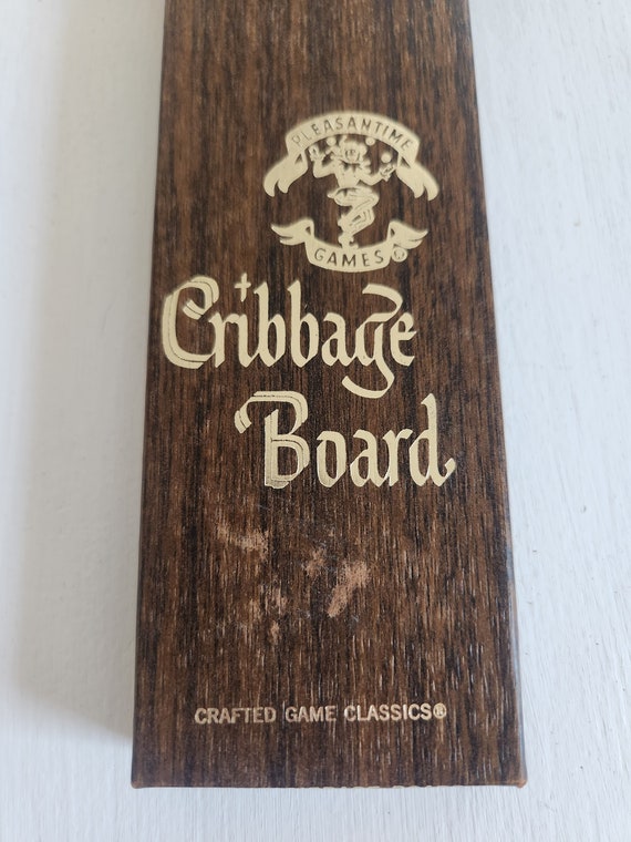 Vintage The Classic Collection Cribbage Wooden Board 3 Player Game for sale  online