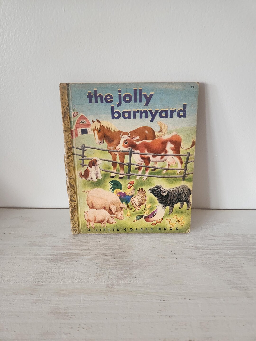 The Jolly Barnyard Little Golden Book (1950) – Annie North Bedford ...