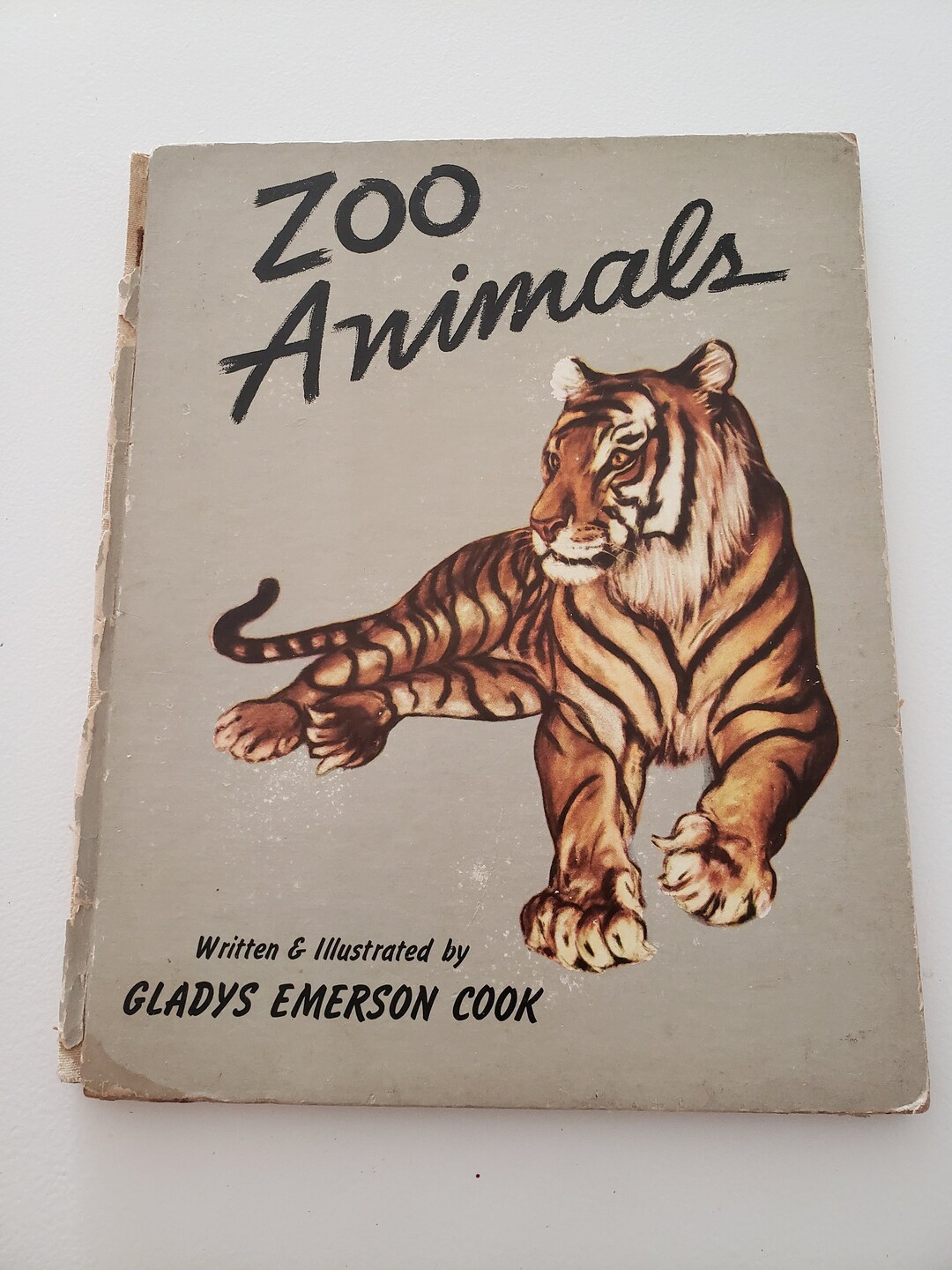 Vintage Zoo Animals by Gladys Emerson Cook Prints. Vintage Children's