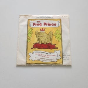 Vintage Children&#39;s Scholastic Record -- The Frog Prince { 1974 } Record Stories For Kids -- 33 1/3 RPM Vinyl Records -- 70s Nostalgia