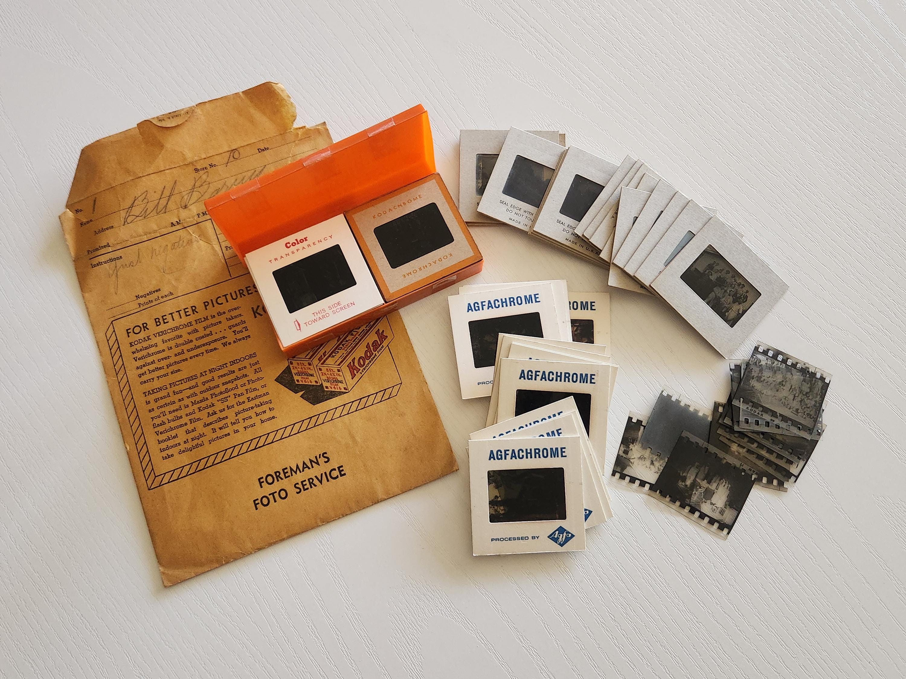 Vintage Kodachrome & Agfachrome Slides – Church Fire Photos