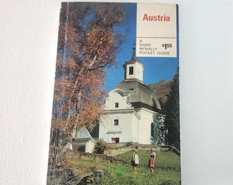 Vintage Austria Travel Guide – Rand McNally Pocket Book, 1967