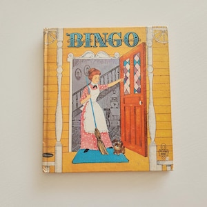 Bingo by Daphe Hogstrom -- 1966 Vintage Children&#39;s Whitman Tell-A-Tale Book -- Baby Shower Book -- Bedtime Stories -- Dog Stories