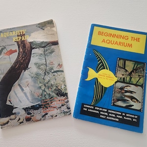 Vintage Aquarist Books -- Mid-Century Vintage Fish Reference Book -- Fish Aquarium Maunal Hobby Guide -- Fish Species Handbook