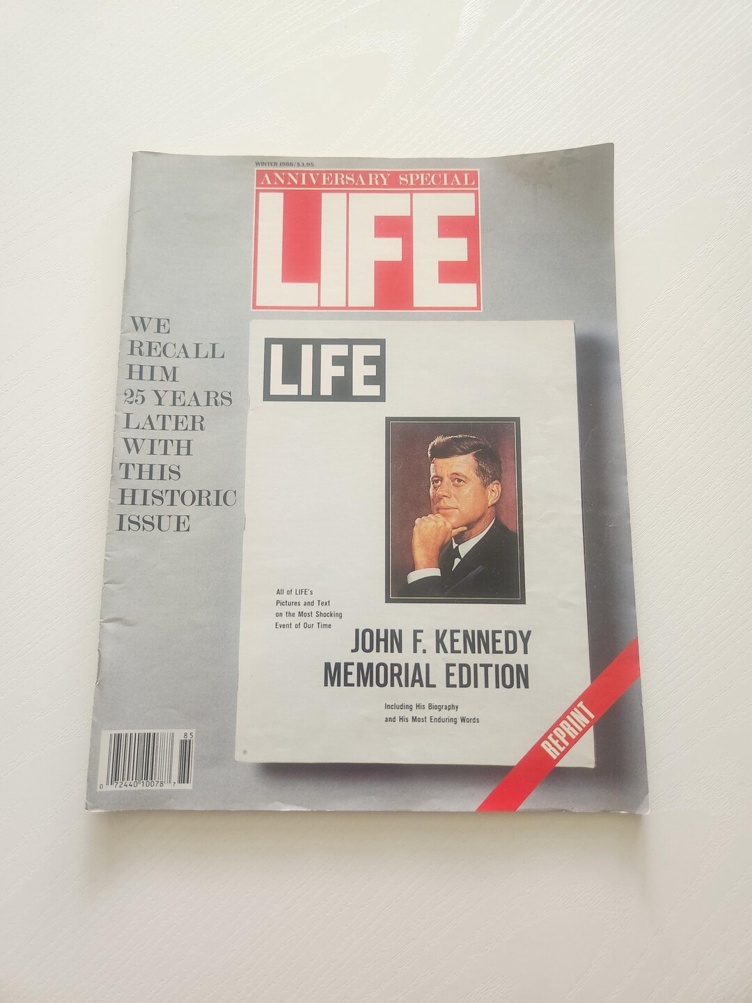 Vintage LIFE Magazine John F. Kennedy Memorial Edition Reprint - Etsy