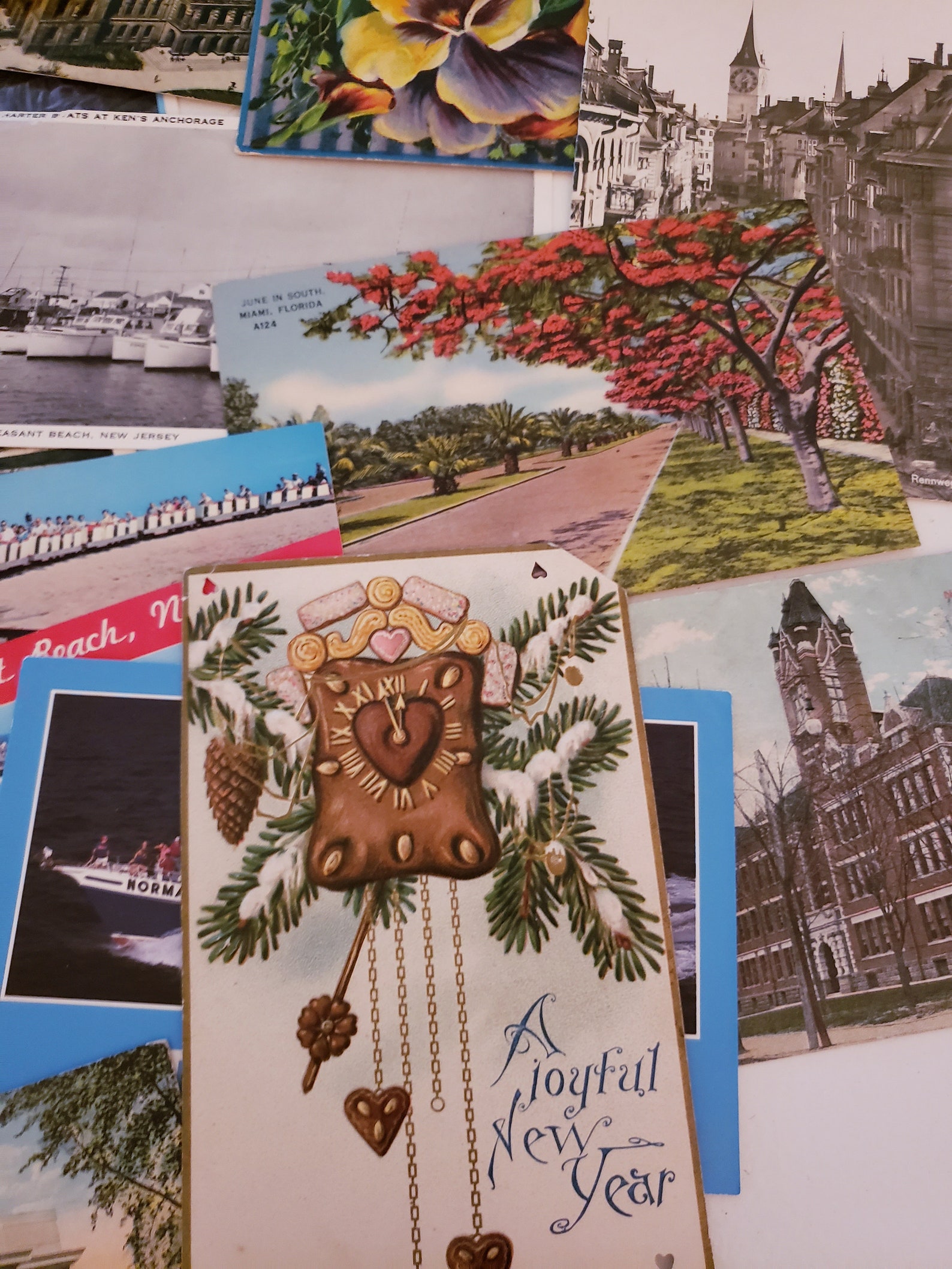 Vintage Postcard Lot Travel Souvenir Cards Ephemera Pack Etsy