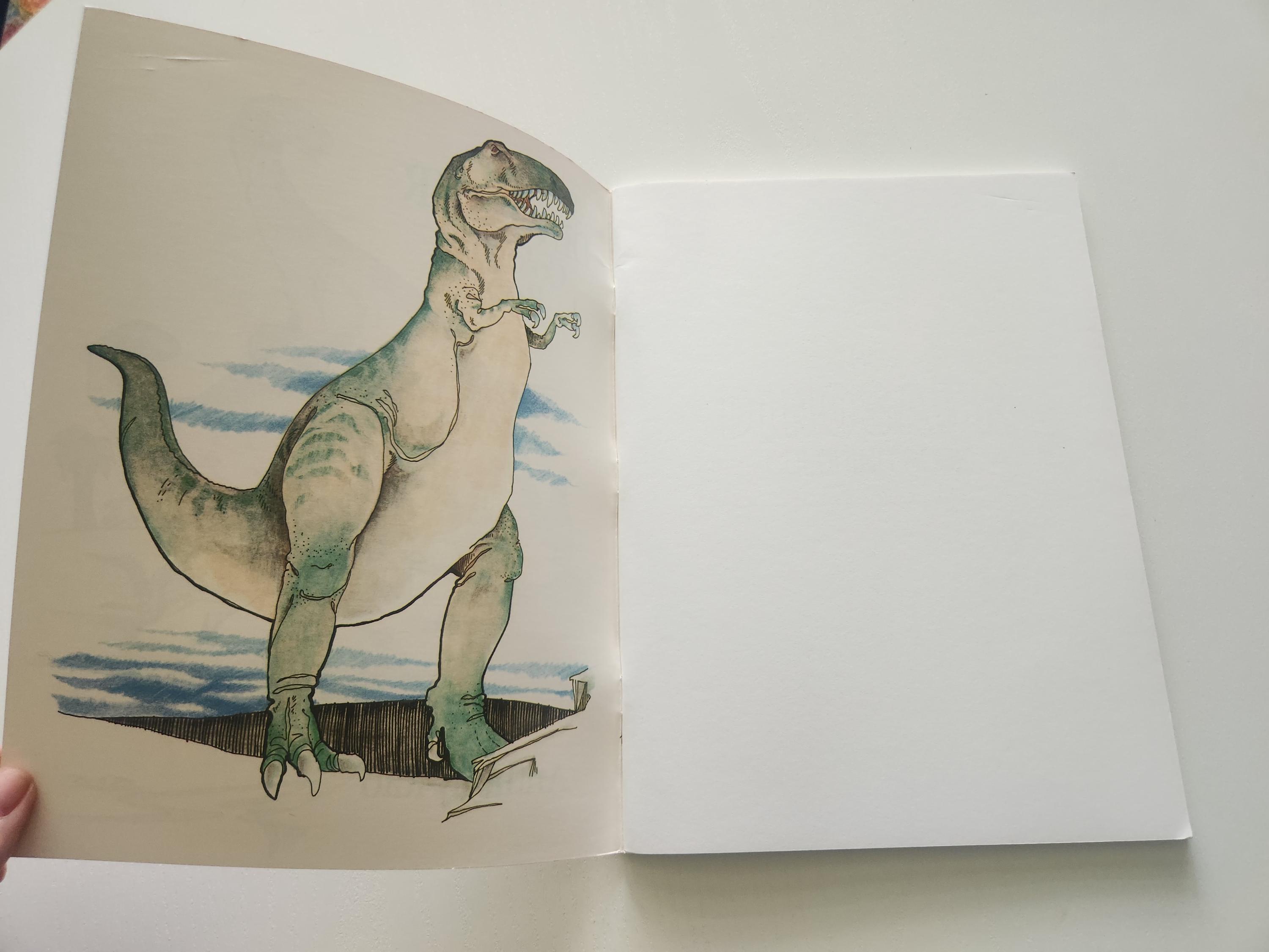 The Dinosaur Coloring Book by Anthony Rao the Dover Pictorial Archive ...