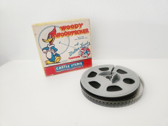 Woody Woodpecker 8mm Cartoon Home Movie Reel Walter Lantz Cartoon Castle  Fims Vintage Projector Film Retro Movie Toy Collectibles 
