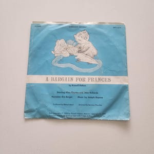 Vintage Children&#39;s Record -- A Bargain For Frances { 1970 } Story Records For Children -- 33 1/3 RPM Vinyl Records For Kids