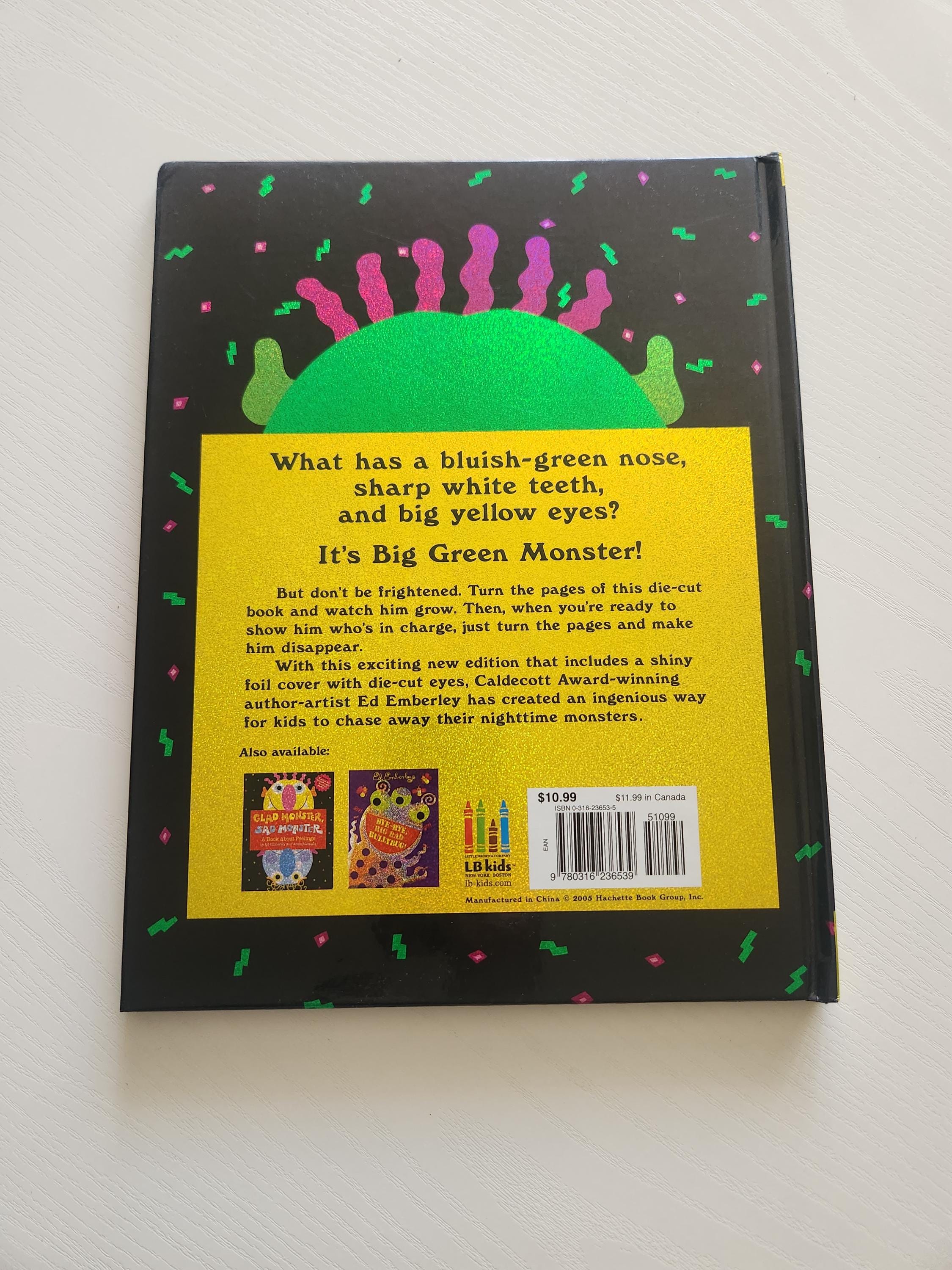 Go Away Big Green Monster by Ed Emberley { 1992 } Vintage