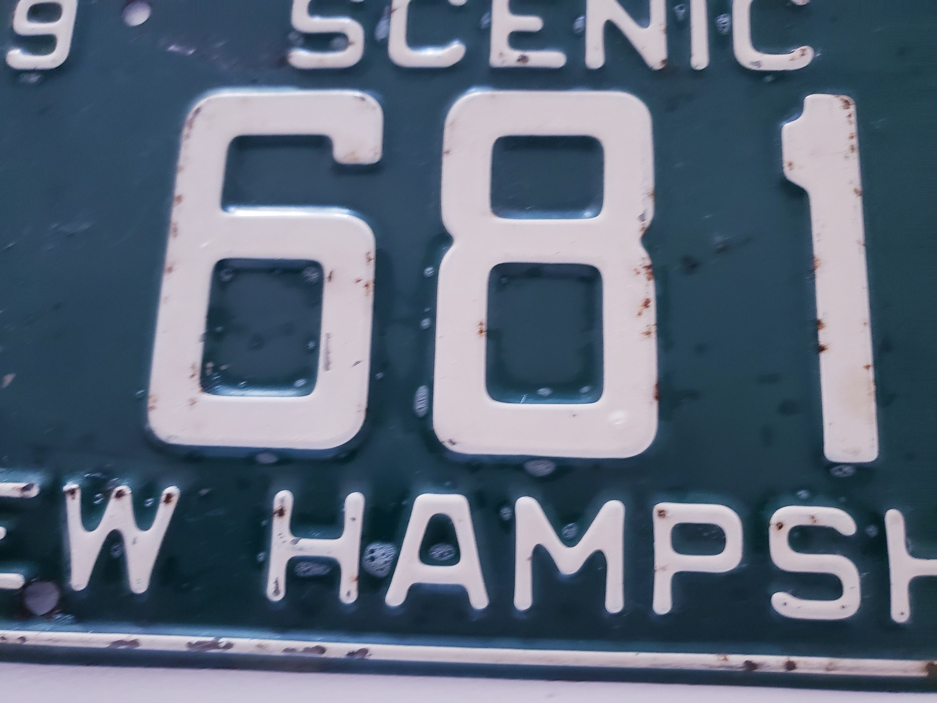 Vintage New Hampshire License Plate Car Plates Retro Home | Etsy