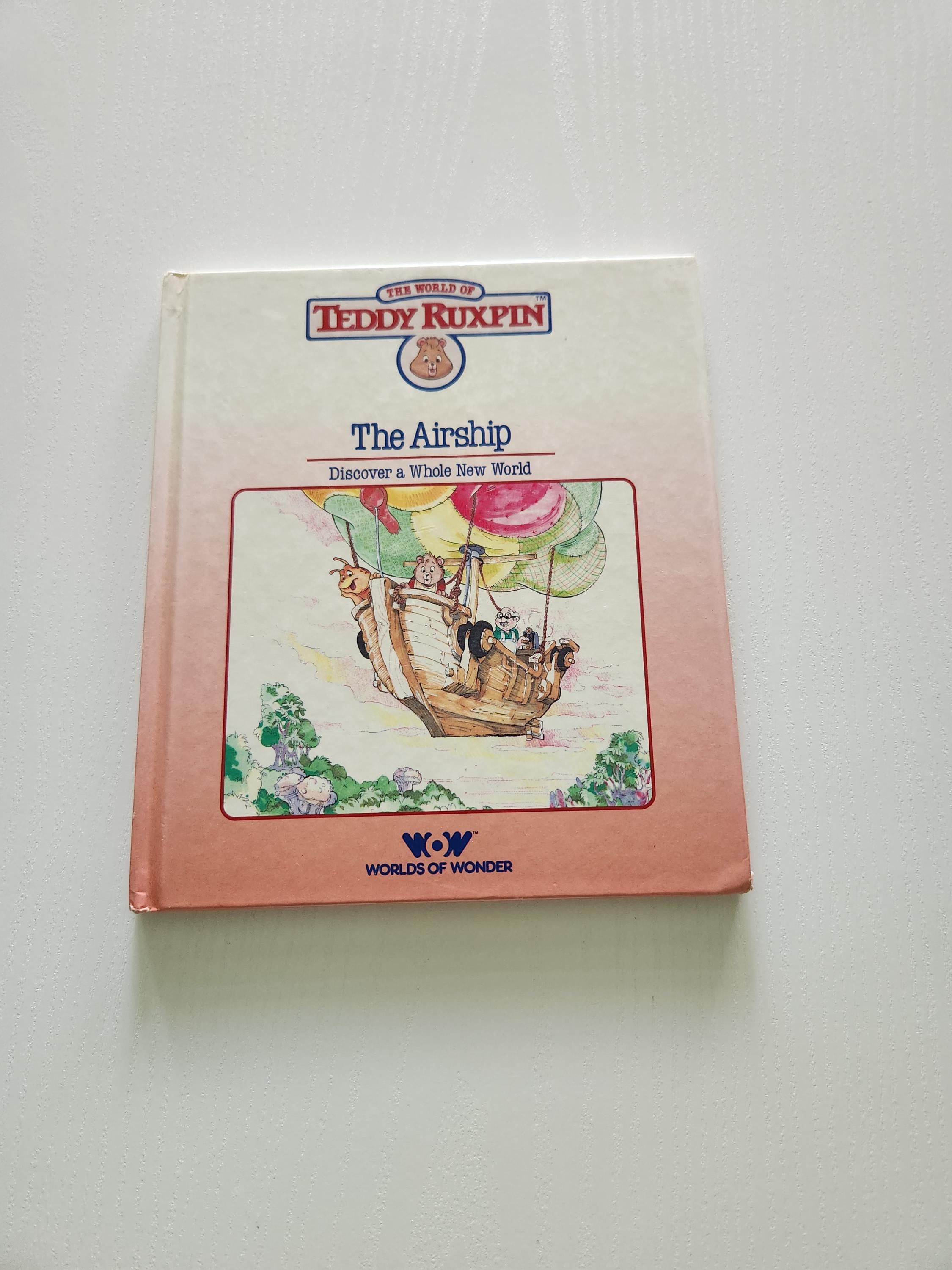 Vintage Teddy Ruxpin Hardcover Book – the Airship, 1985 - Etsy