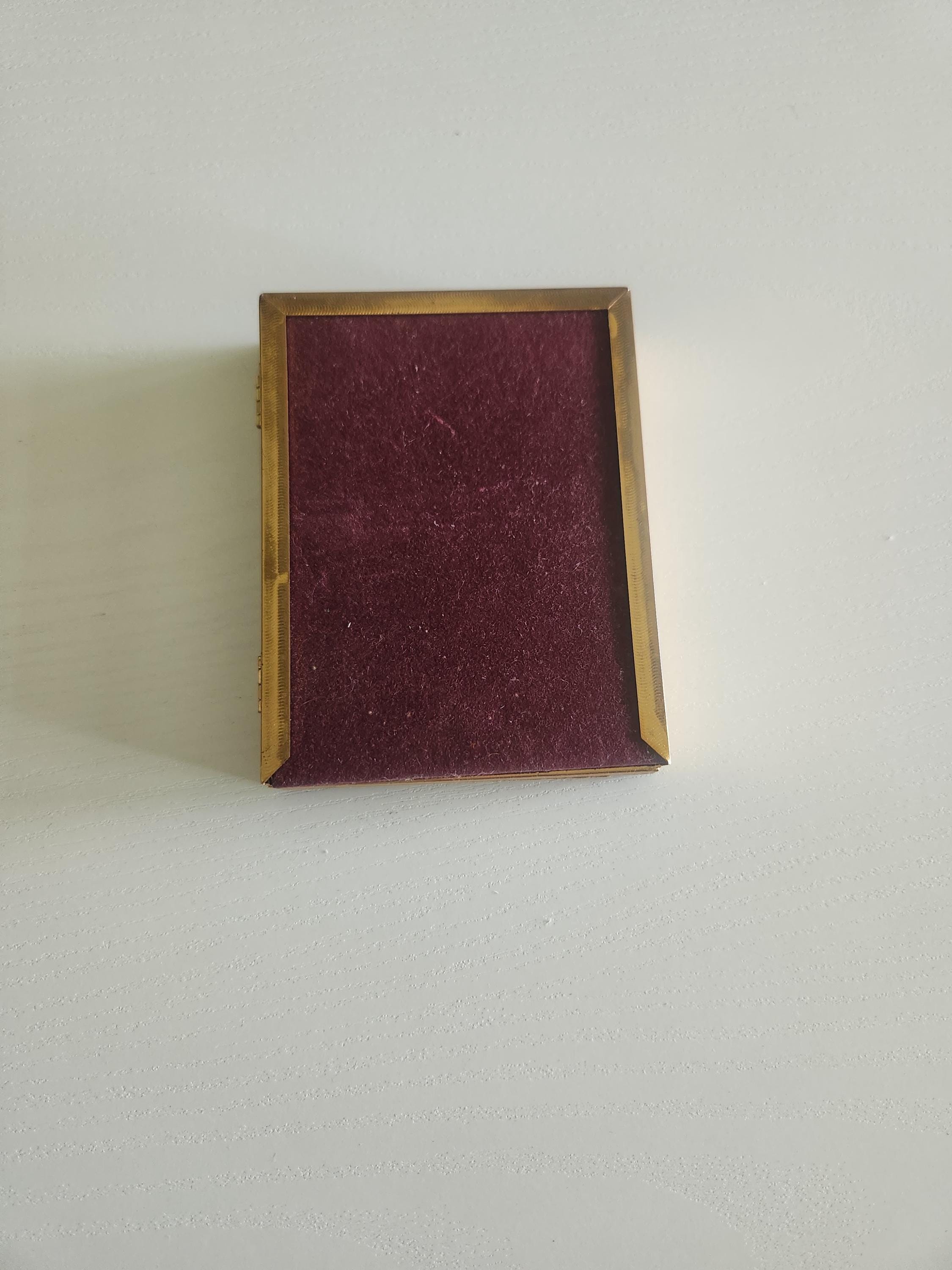Vintage Etched Gold Bi-fold Picture Frame – Double Sided Display - Etsy
