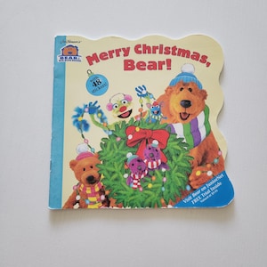 Bear In The Big Blue House Merry Christmas Bear { With Stickers } by Janelle Cherrington { 1999 } Vintage Children&#39;s Christmas Storybook