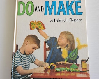 1961 Vintage Children's Craft Book - Rainy Day Activities