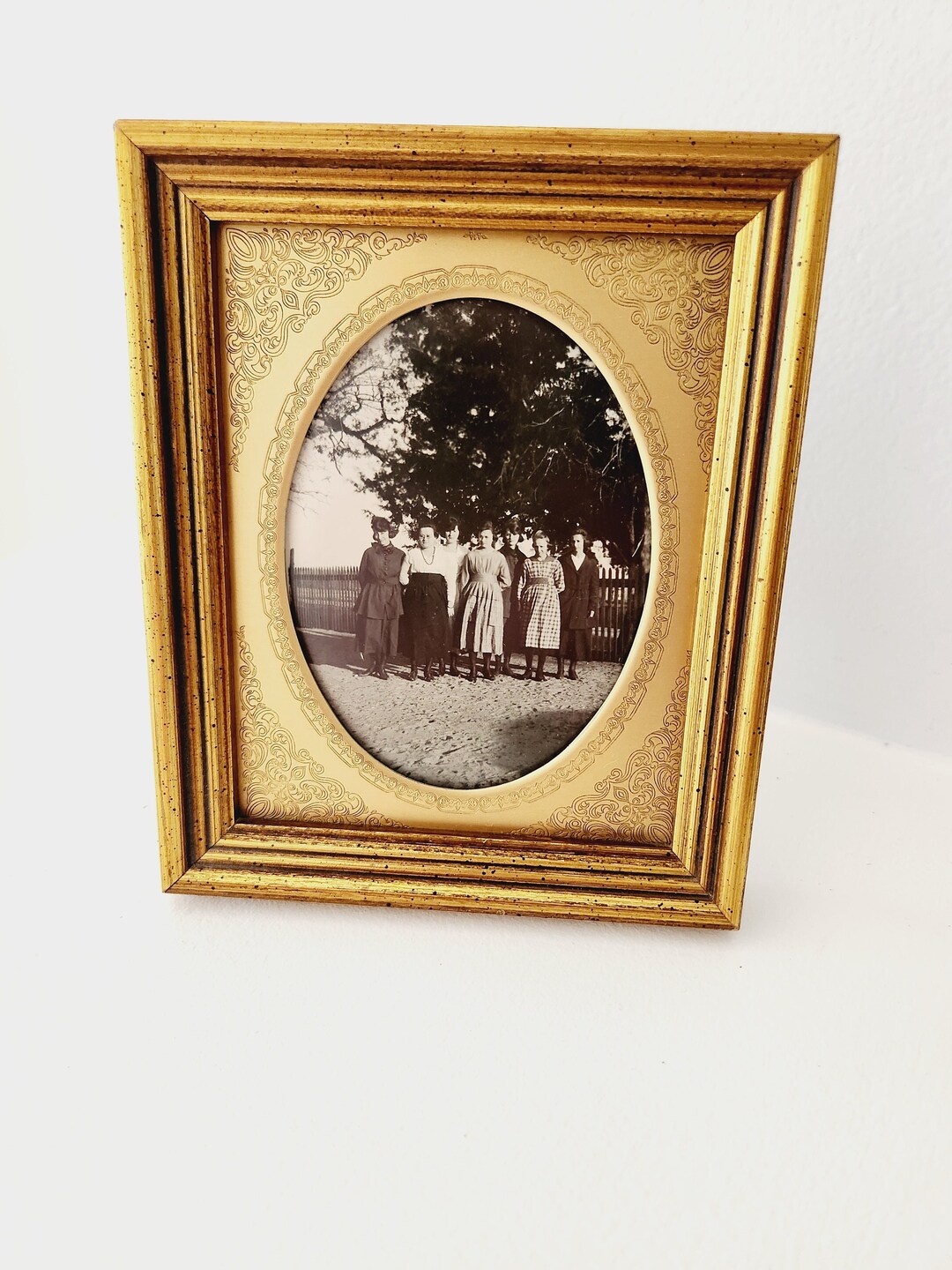 Vintage Hallmark Photo Frame. Goldtone Wood Frame With 1920s Etsy