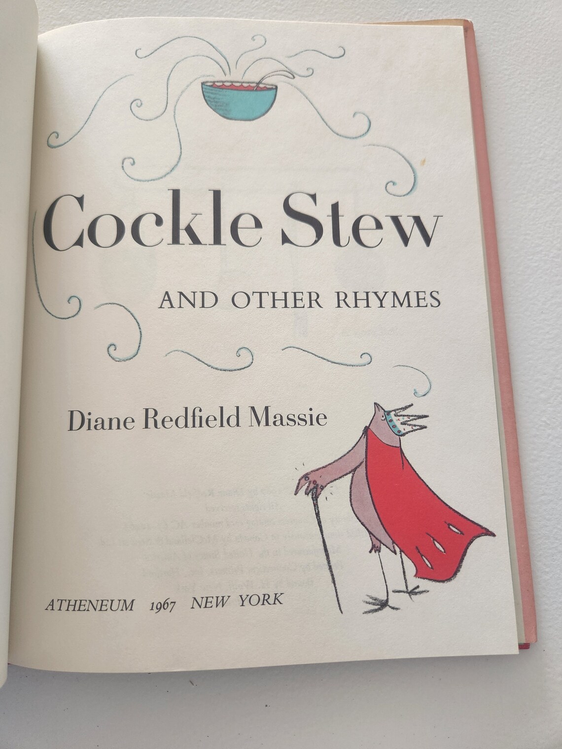 Vintage Cockle Stew & Other Rhymes by Diane Redfield Massie. Etsy
