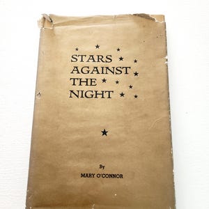 Stars Against The Night Poems For Every Taste by Mary O'Connor -- Vintage Poems Books -- Sketch Drawings -- Poetry Books