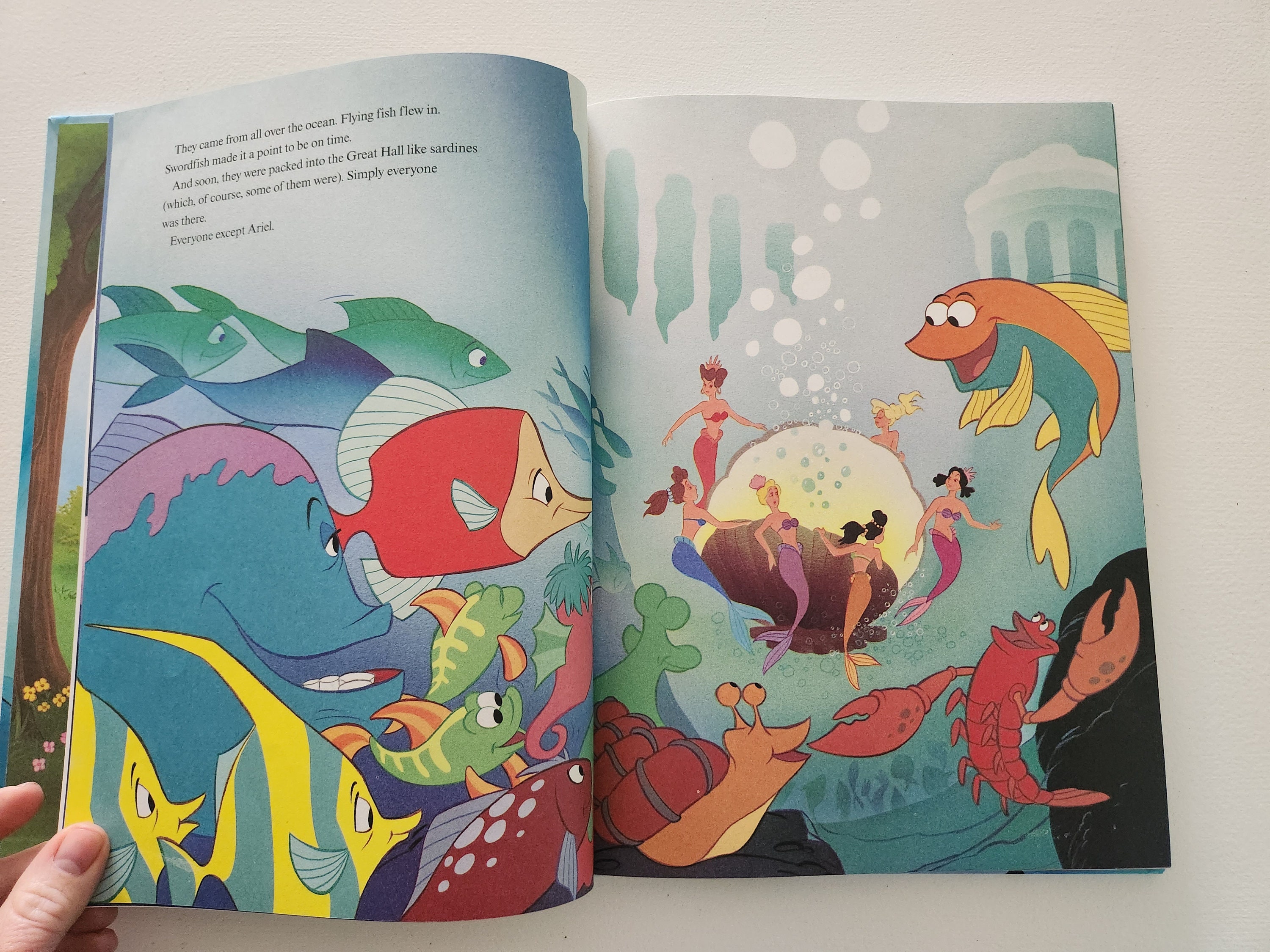Walt Disney's the Little Mermaid --1994 Vintage Children's Walt Disney's the Little Mermaid --1994 Vintage Children's