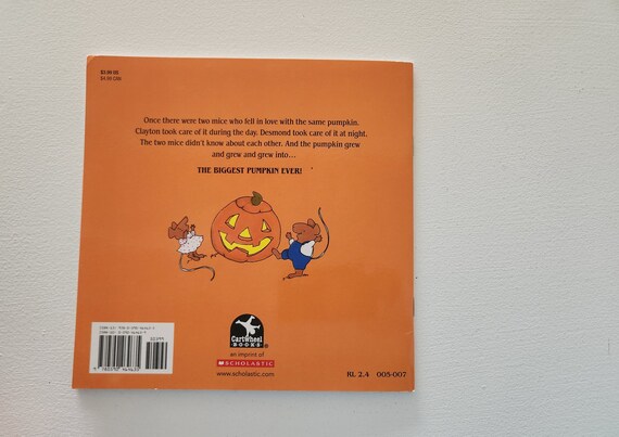 The Biggest Pumpkin Ever by Steven Kroll -- Vintage Children