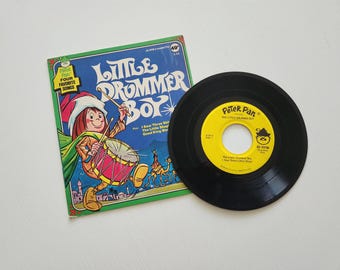 Vintage Children's Peter Pan Four Favorite Songs Record -- Children Music