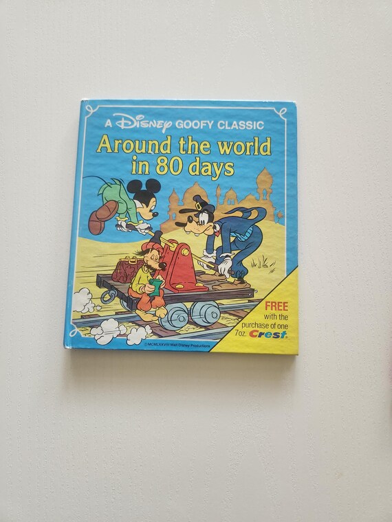 Vintage Disney's Goofy Books – Crest Toothpaste Promo, 1978 - Etsy