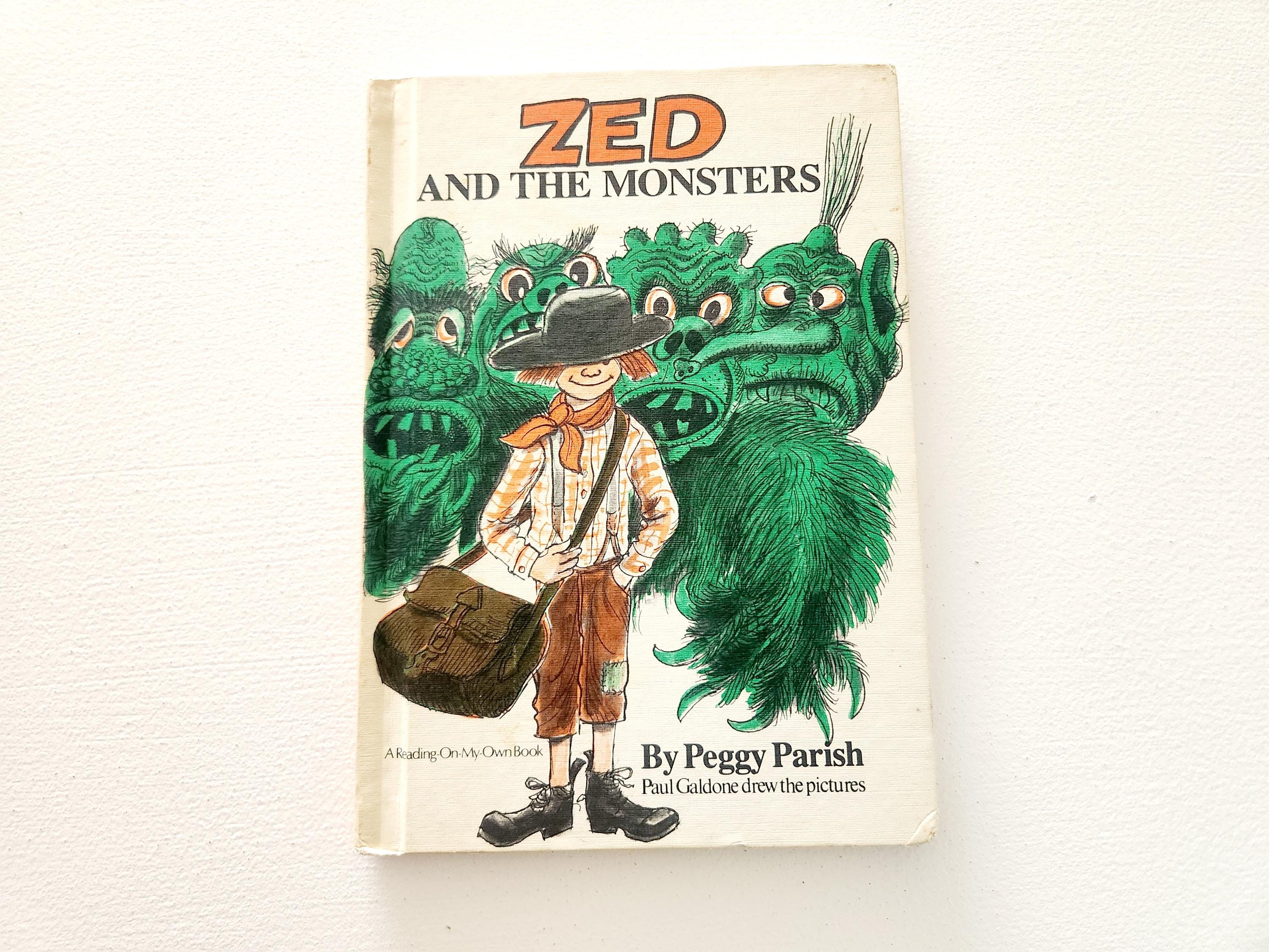 Zed and the Monsters by Peggy Parish -- 1979 Vintage Children's