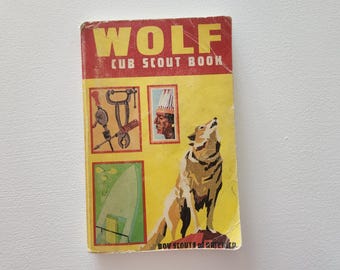 Vintage 1977 Wolf Cub Scout Book – Boy Scouts of America