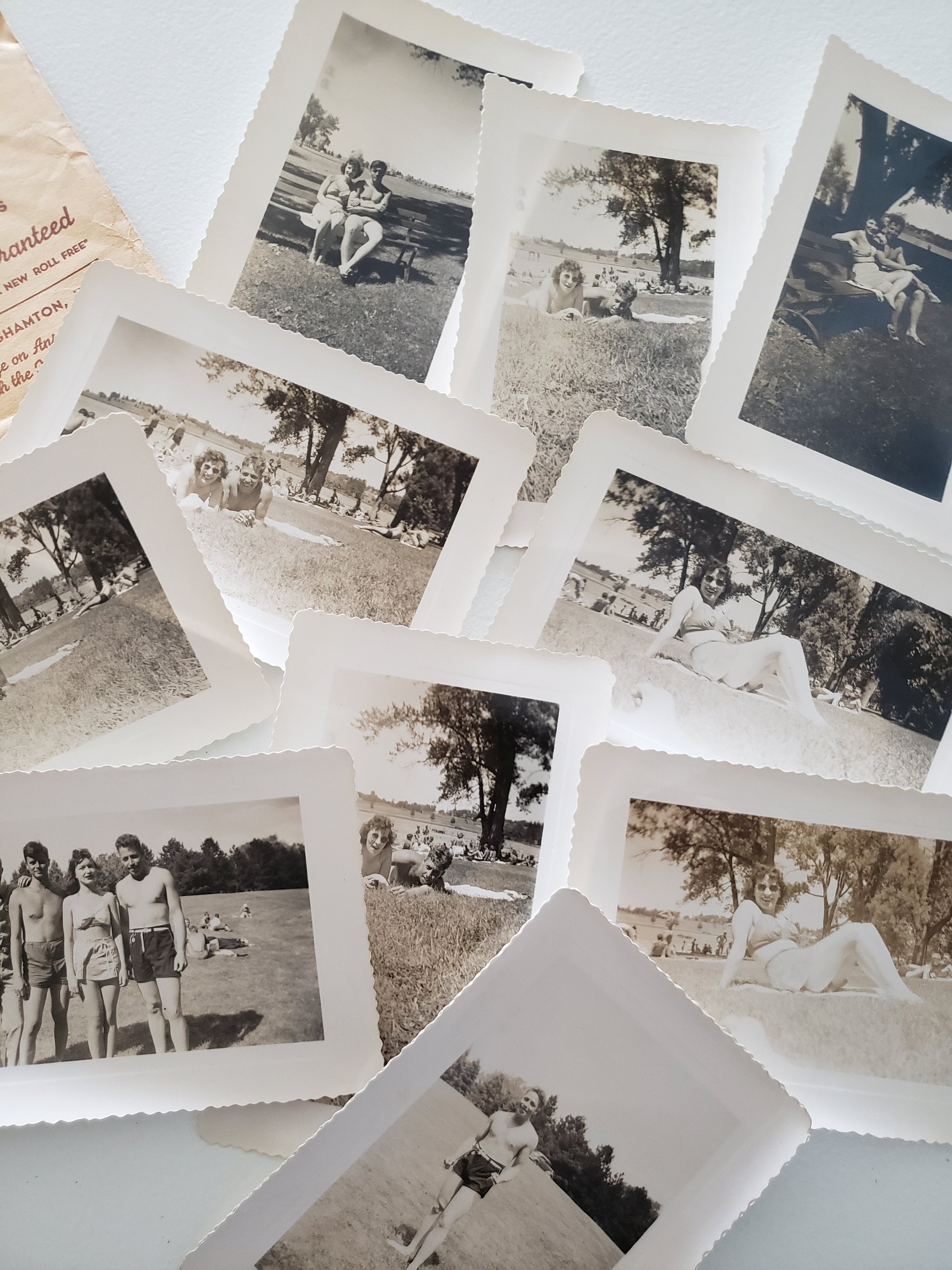Vintage Black & White Photographs With Negatives. Mixed Lot Of Etsy
